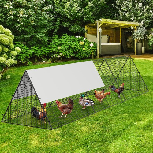Metal chicken tunnel with - metal,