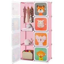 COSTWAY Portable Kids Wardrobe