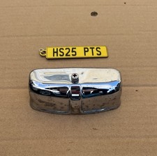 Genuine Lucas Chrome Metal Rear Number Plate Light Lamp