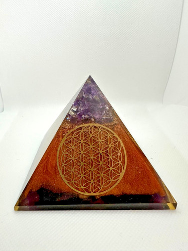 Amethyst pyramid crystal - pyramid,