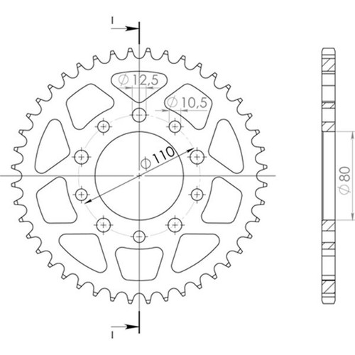 Sunstar aluminium crown p530 - crown,