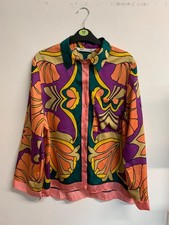 Zara Bold Print Blouse Size M