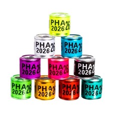 2026 Multicolor 60pcs*8mm Bird Foot Ring For Racing Pigeon Rings Leg Bands ARPU