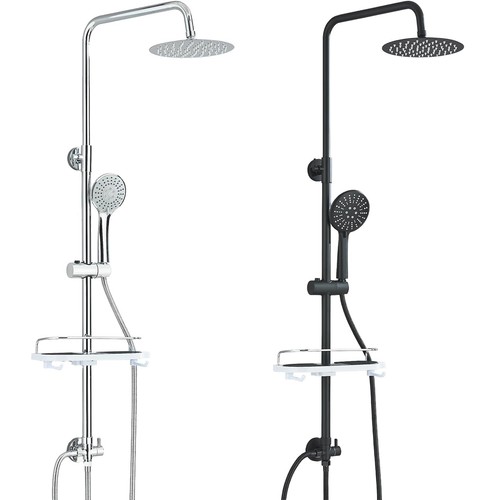 Bathroom round shower mixer - bathroom,