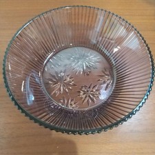 Soga Glass Large Bowl Purple