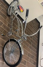 CHROME 26" LIMO STRETCH BEACH CRUISER BIKE W/144 SPOKES COASTER BRAKE!