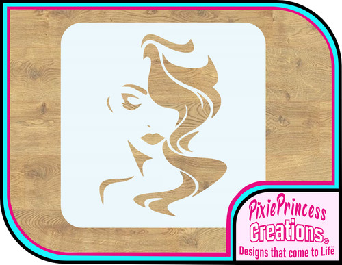 Pretty face lady mylar - pretty,