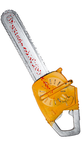 Chain saw with - with, adults