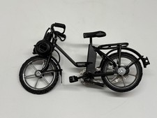 Velo Solex Knallert  Bicycle Handcrafted Metal Collectable, Black 4x7”