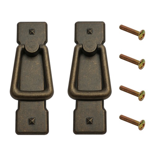 Pcs vintage bronze drawer - bronze,