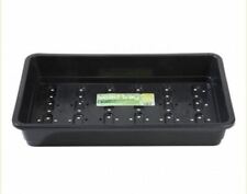 HEAVY DUTY BLACK PLASTIC SEED TRAYS WITH HOLES - FULL SIZE GARLAND G17B