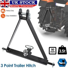 3 Point Linkage Tow Hitch Receiver Tractor Quick Hitch Adapter CAT1 7700lbs/3.5t