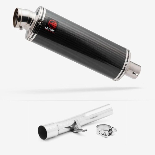 Carbon road legal exhaust - road, end