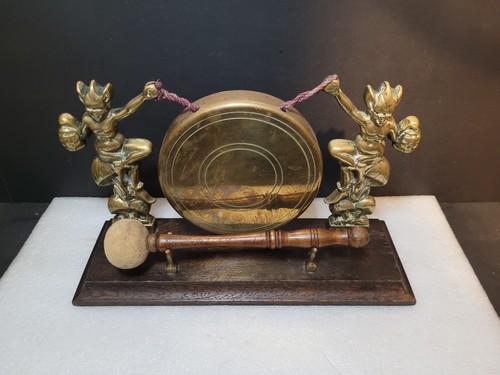 Vintage brass dinner - dinner, gong
