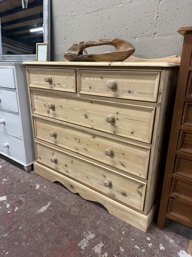 Large stripped pine - large, drawers