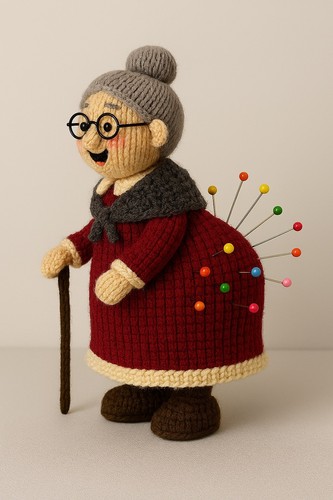Pin cushion granny tall - cushion,