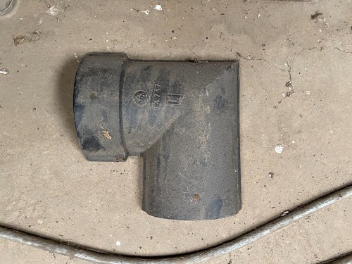 New unused cast iron gutter - cast,