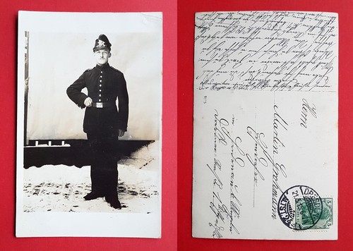 Military photo postcard saxony - military,