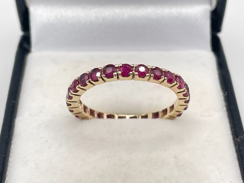 Vintage 9ct gold ruby - gold,
