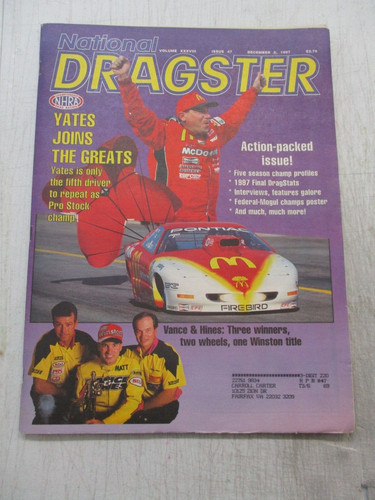 National dragster magazine - national,