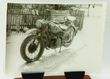 Vintage Photo Motorcycle Ural
