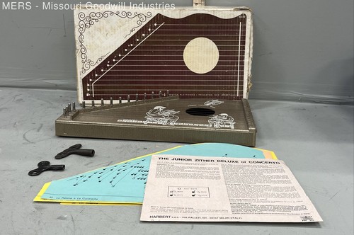 Vintage harbert junior zither - harbert,