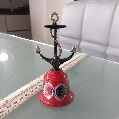 Vintage bargeware hand bell - bargeware,