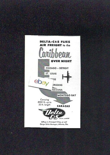 Delta air lines 1955 - air,