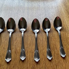 Six Guy Degrenne Teaspoons