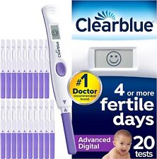 CLEARBLUE Advanced Digital Ovulation Test With Dual Hormone Indicator 20 Tests