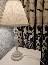 NEW! Laura Ashley Ellis Table Lamp Grey