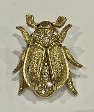 Christian Dior Beetle Brooch