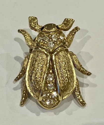 Christian dior beetle brooch - dior,