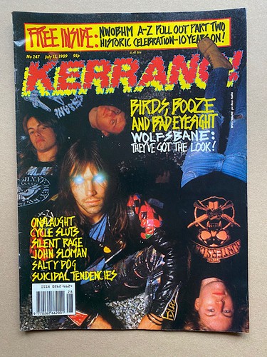 Wolfsbane kerrang 247 - wolfsbane, no.247