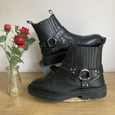 Ladies Zara Black Leather