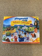 Playmobil 123 Christmas Advent Calendar Complete Set Excellent Condition 