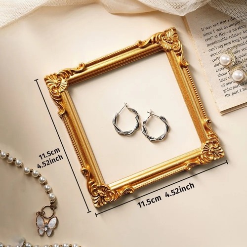 Gold vintage ornate mini frame - gold,