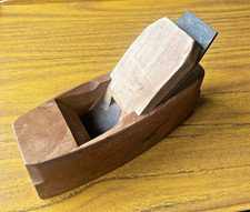 Vintage wooden coffin shaped