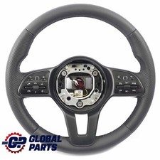 Mercedes W907 W910 NEW Black Leather Steering Wheel Multifunction A9074600802