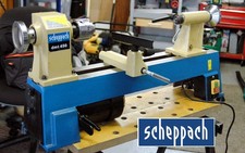 Scheppach DMT 450 Wood Lathe, + Record chuck,