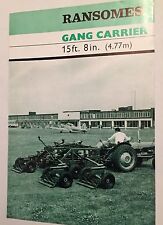 RANSOMES Gang Mower Carrier