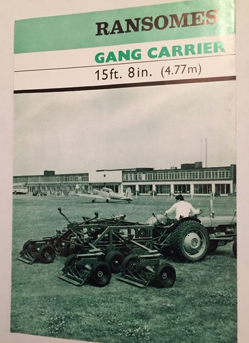 Ransomes gang mower carrier - gang,