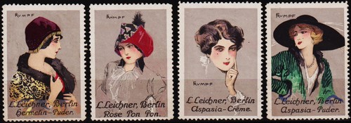 Vintage poster stamps fine - 4,