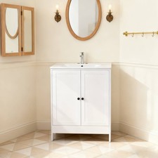 White Vanity Unit Bathroom