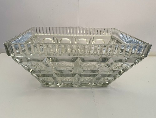Antique square glass fruit - antique,