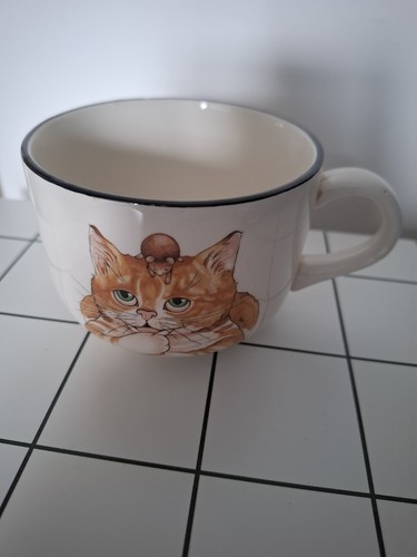 Vintage arthur wood cat mug - arthur,