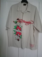 ed hardy mens shirt, very good