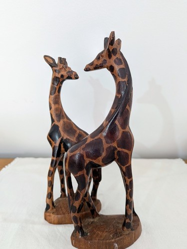 Vintage hand carved wooden - hand-carved,