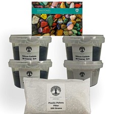 Shropshire Crystals Professional  Rock Tumbling Grit Kit And Plastic Filler BA45