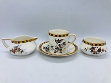 Vintage Miniature Cup, Saucer, Creamer and Sugar Bowl - Stunning Crown Ducal